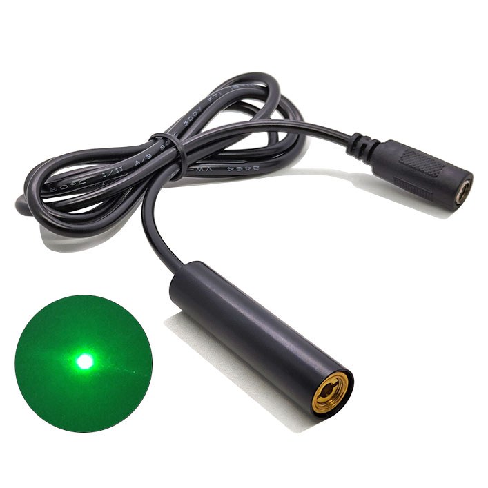 532nm 10mW~80mW Green Focus Adjustable Laser Module Dot Laser Locator Φ12x50mm